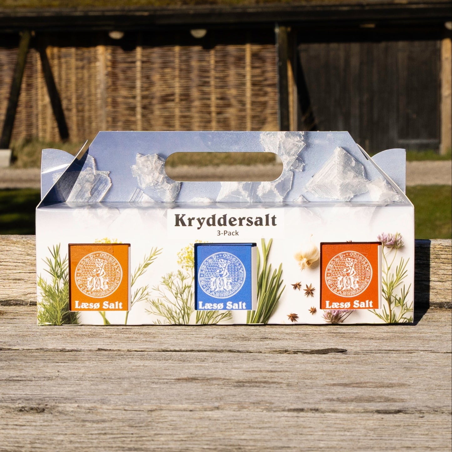 Læsø Kryddersalt  3-pak. æske