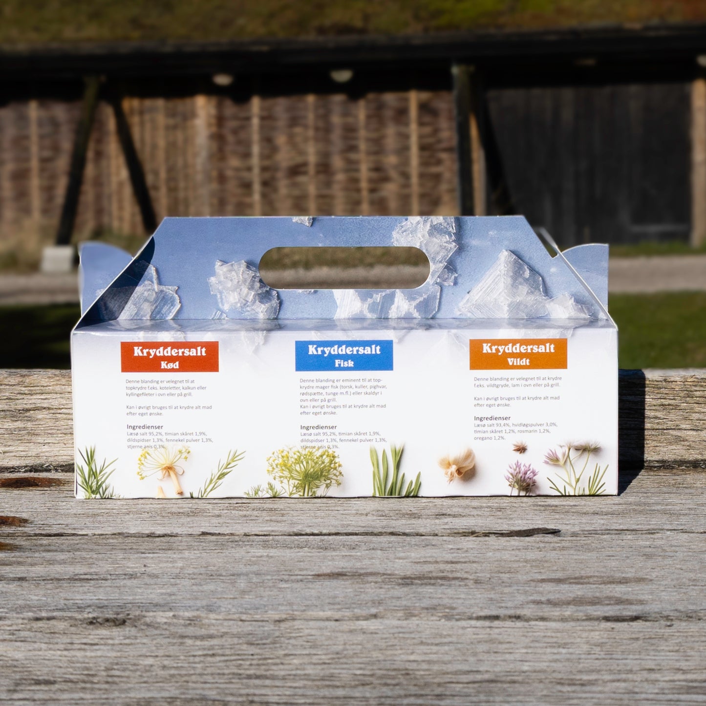 Læsø Kryddersalt  3-pak. æske
