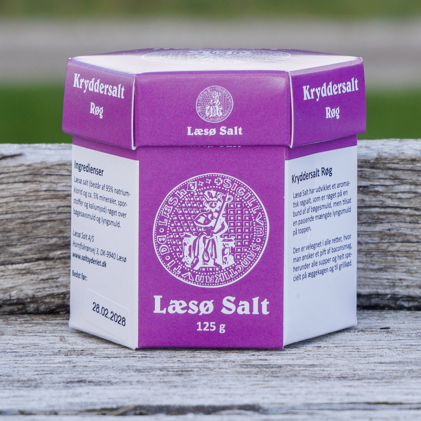 Læsø Kryddersalt Røg 125 gr. æske