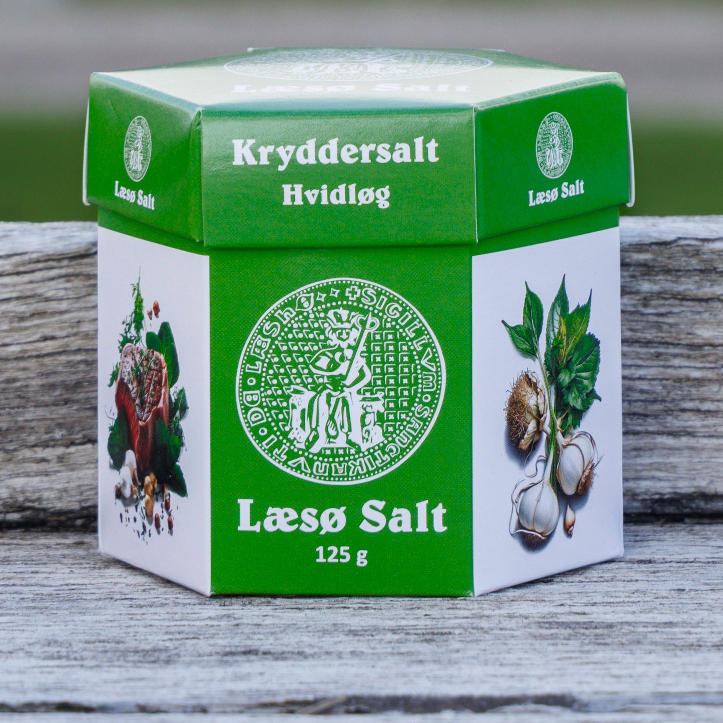 Læsø Kryddersalt Hvidløg 125 gr. æske