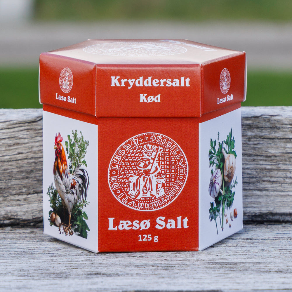 Læsø Kryddersalt Kød 125 gr. æske